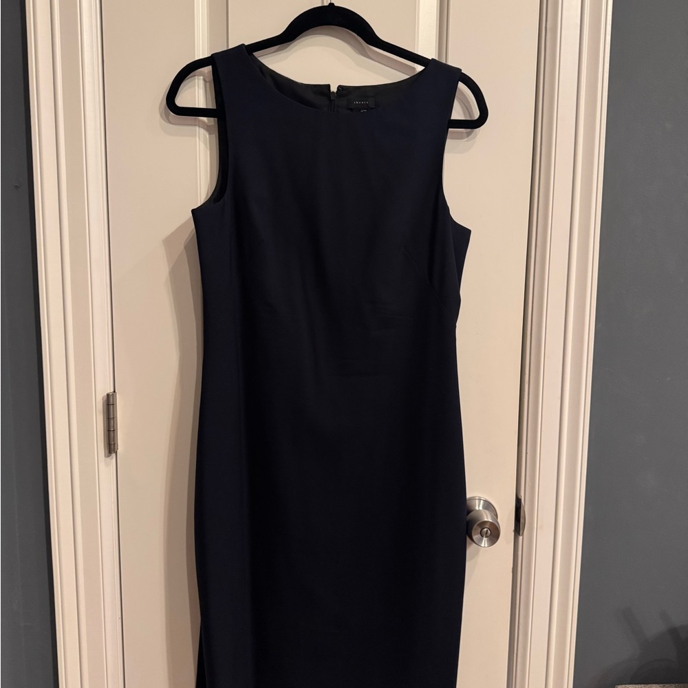 Theory Navy Sleeveless Dress